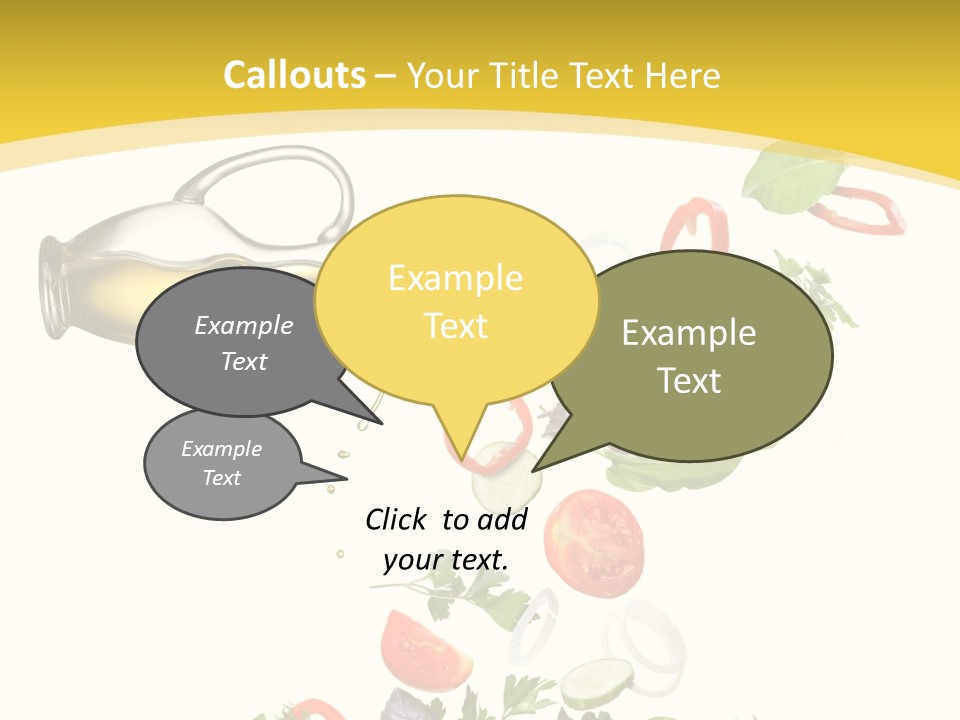 Slice Mix Parsley PowerPoint Template
