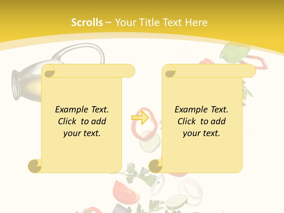 Slice Mix Parsley PowerPoint Template