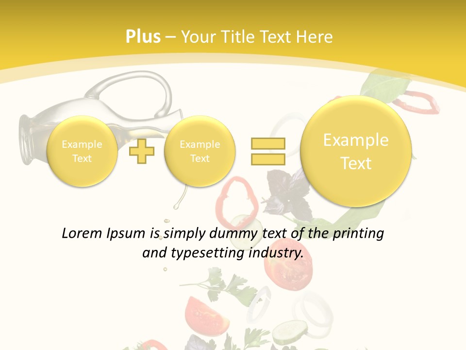 Slice Mix Parsley PowerPoint Template