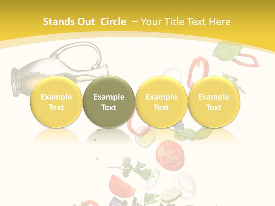 Slice Mix Parsley PowerPoint Template