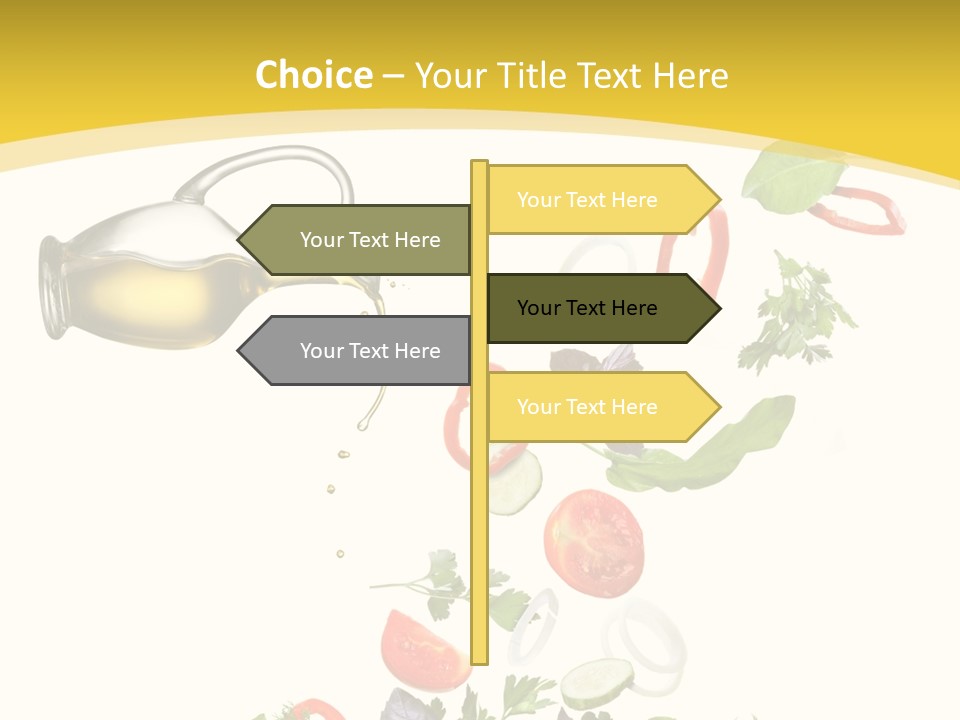 Slice Mix Parsley PowerPoint Template
