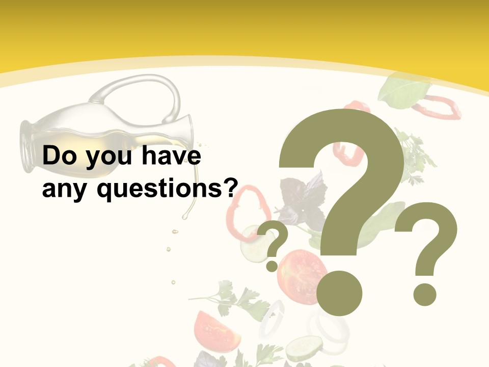 Slice Mix Parsley PowerPoint Template