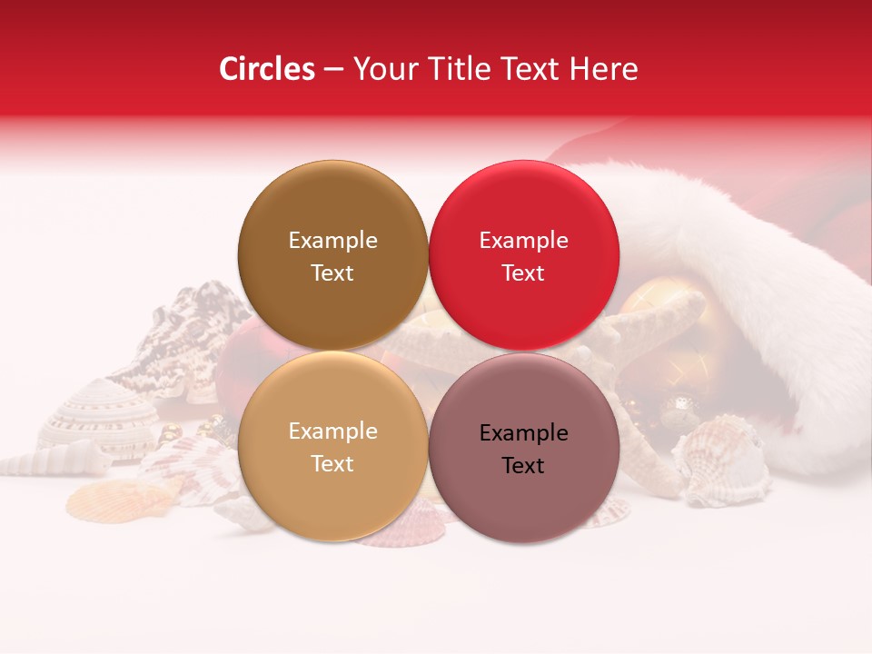 Image Starfish Santa PowerPoint Template