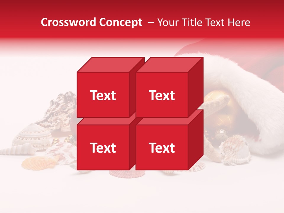 Image Starfish Santa PowerPoint Template