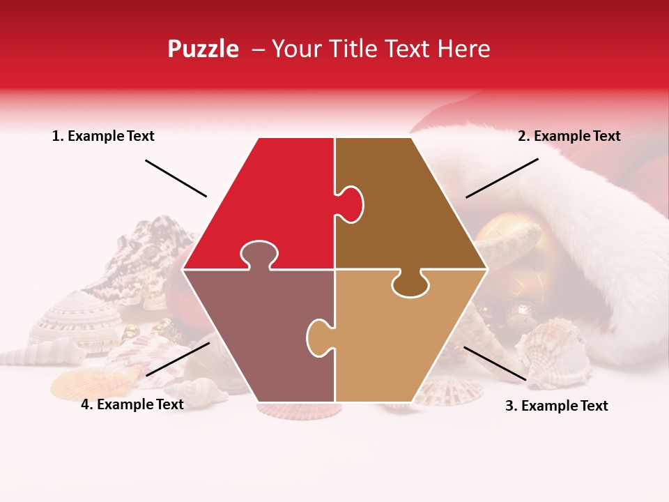 Image Starfish Santa PowerPoint Template