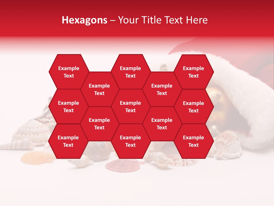 Image Starfish Santa PowerPoint Template