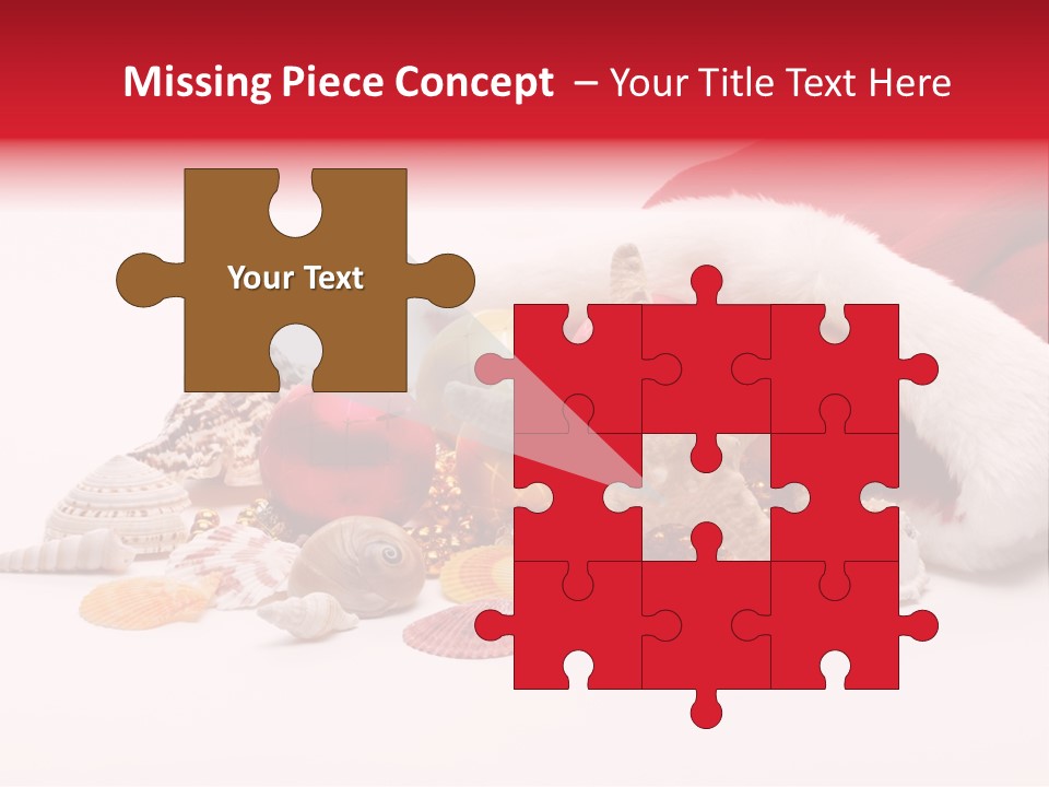 Image Starfish Santa PowerPoint Template