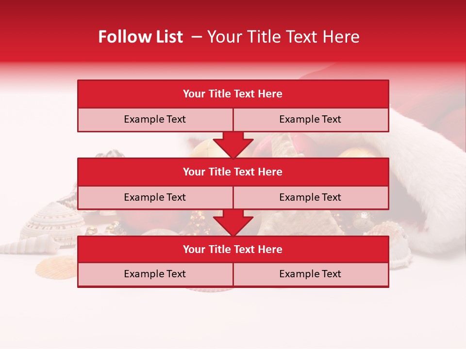 Image Starfish Santa PowerPoint Template