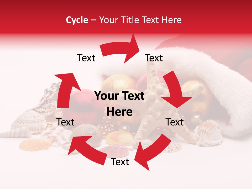 Image Starfish Santa PowerPoint Template