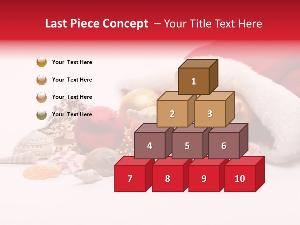 Image Starfish Santa PowerPoint Template