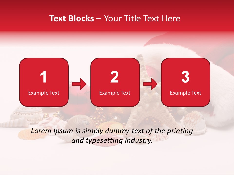 Image Starfish Santa PowerPoint Template