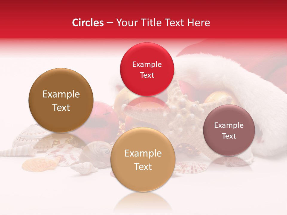 Image Starfish Santa PowerPoint Template