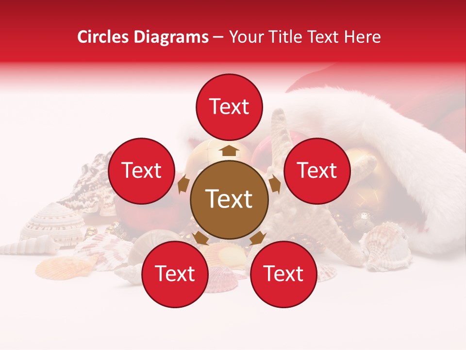 Image Starfish Santa PowerPoint Template