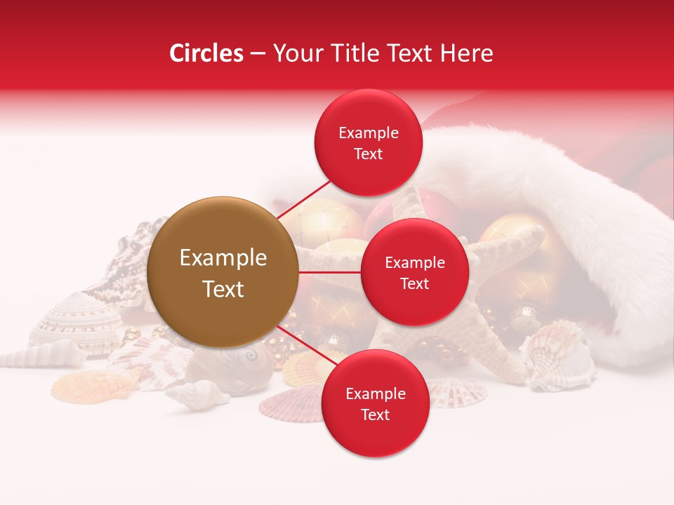 Image Starfish Santa PowerPoint Template