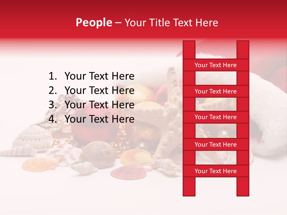 Image Starfish Santa PowerPoint Template