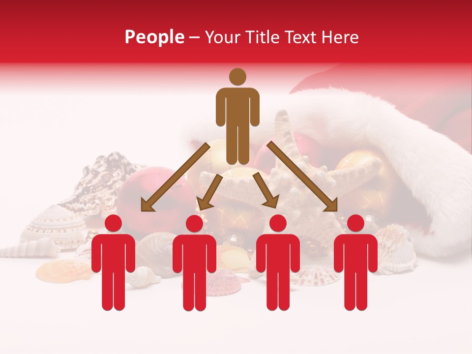 Image Starfish Santa PowerPoint Template