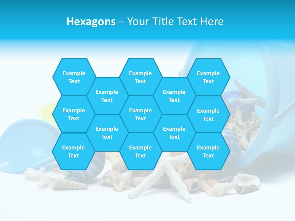 Bucket Vacation Ornament PowerPoint Template