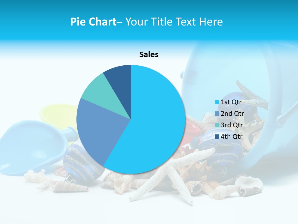 Bucket Vacation Ornament PowerPoint Template