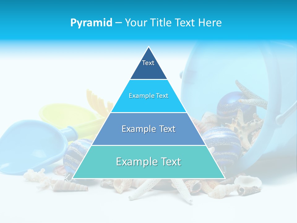 Bucket Vacation Ornament PowerPoint Template