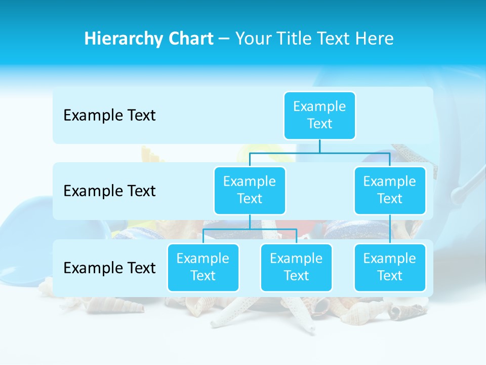 Bucket Vacation Ornament PowerPoint Template