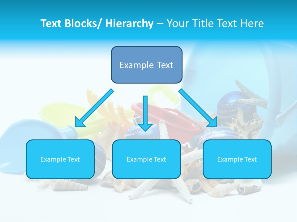 Bucket Vacation Ornament PowerPoint Template