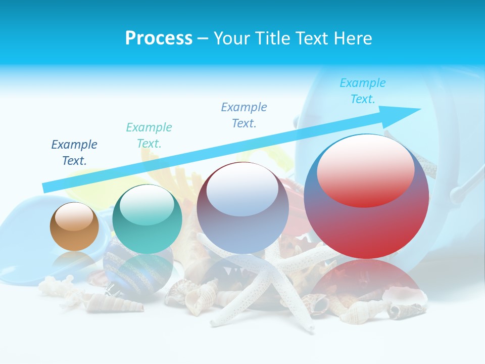 Bucket Vacation Ornament PowerPoint Template