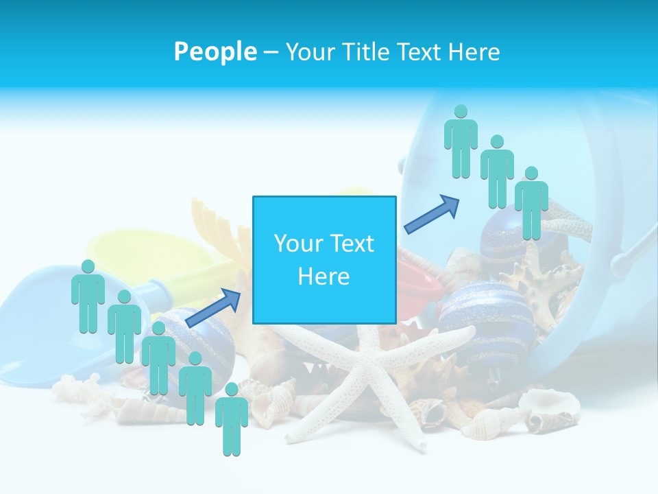 Bucket Vacation Ornament PowerPoint Template