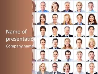 Corporate Teamwork Group PowerPoint Template