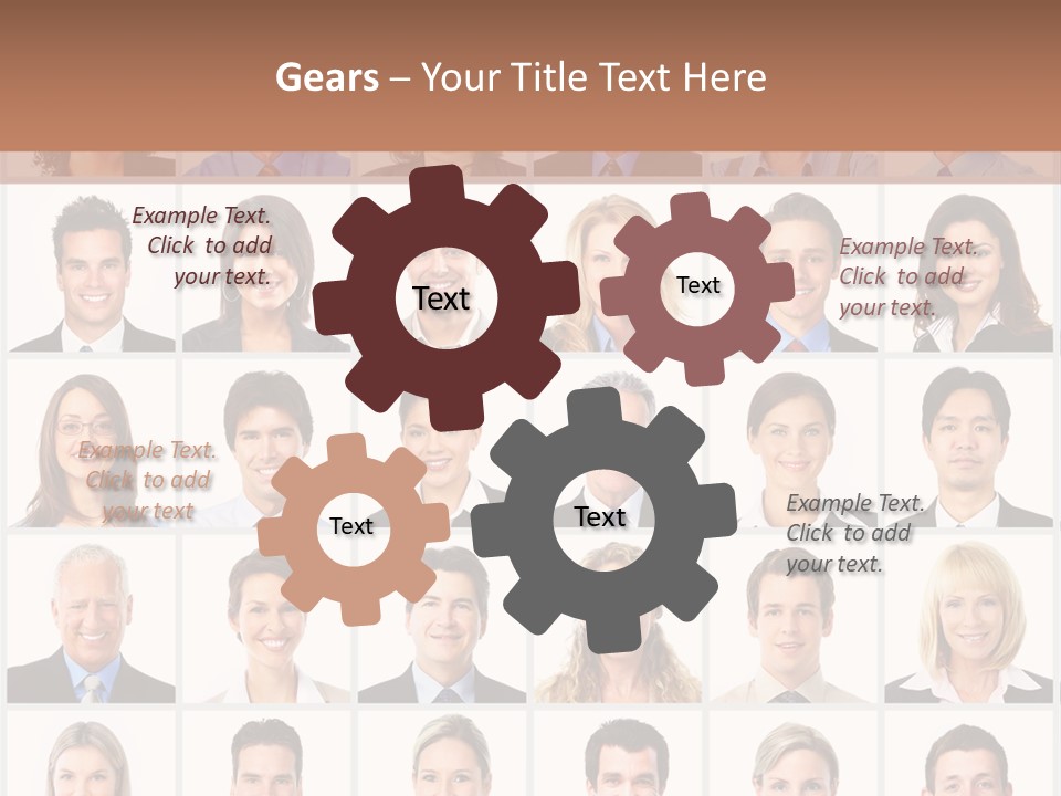 Corporate Teamwork Group PowerPoint Template
