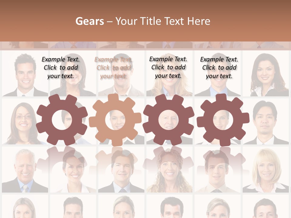 Corporate Teamwork Group PowerPoint Template