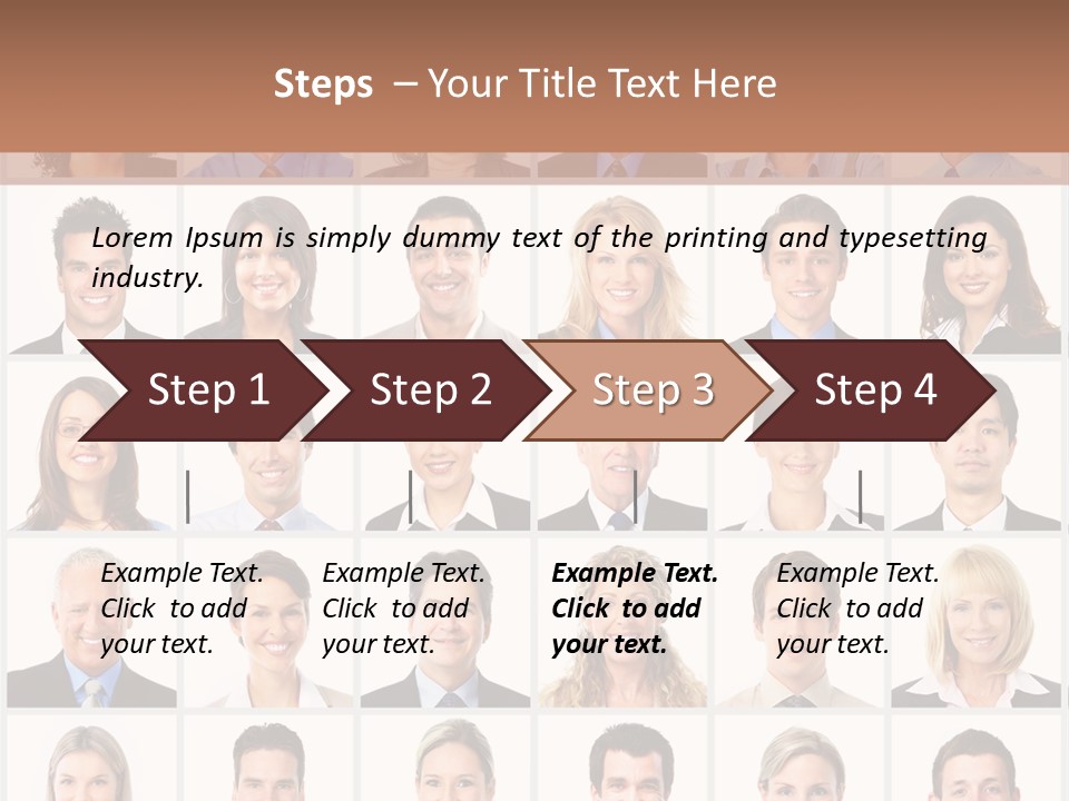 Corporate Teamwork Group PowerPoint Template