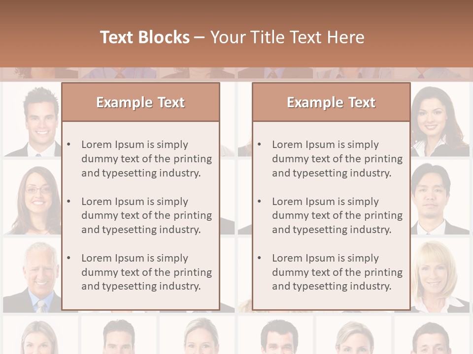 Corporate Teamwork Group PowerPoint Template