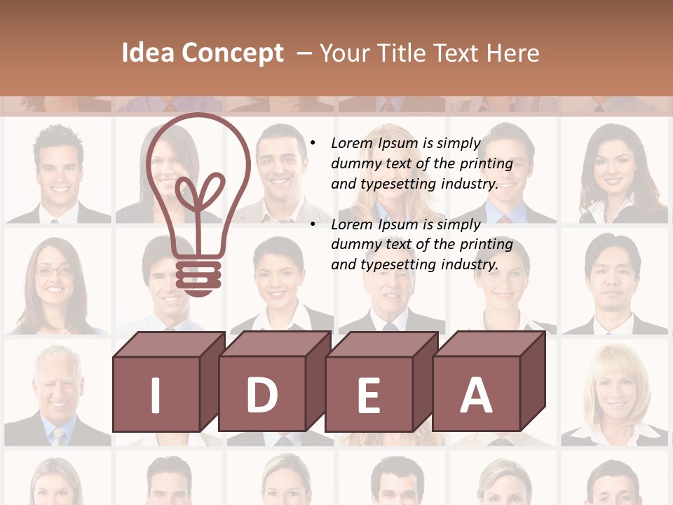 Corporate Teamwork Group PowerPoint Template