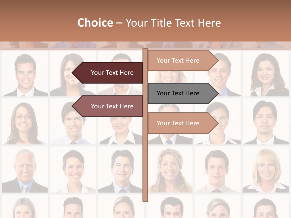 Corporate Teamwork Group PowerPoint Template