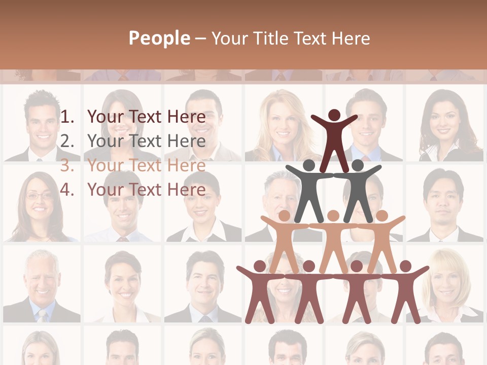 Corporate Teamwork Group PowerPoint Template