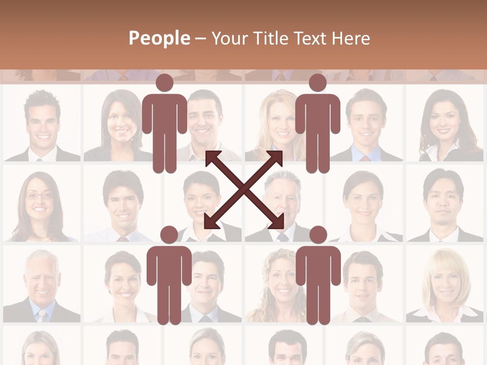 Corporate Teamwork Group PowerPoint Template