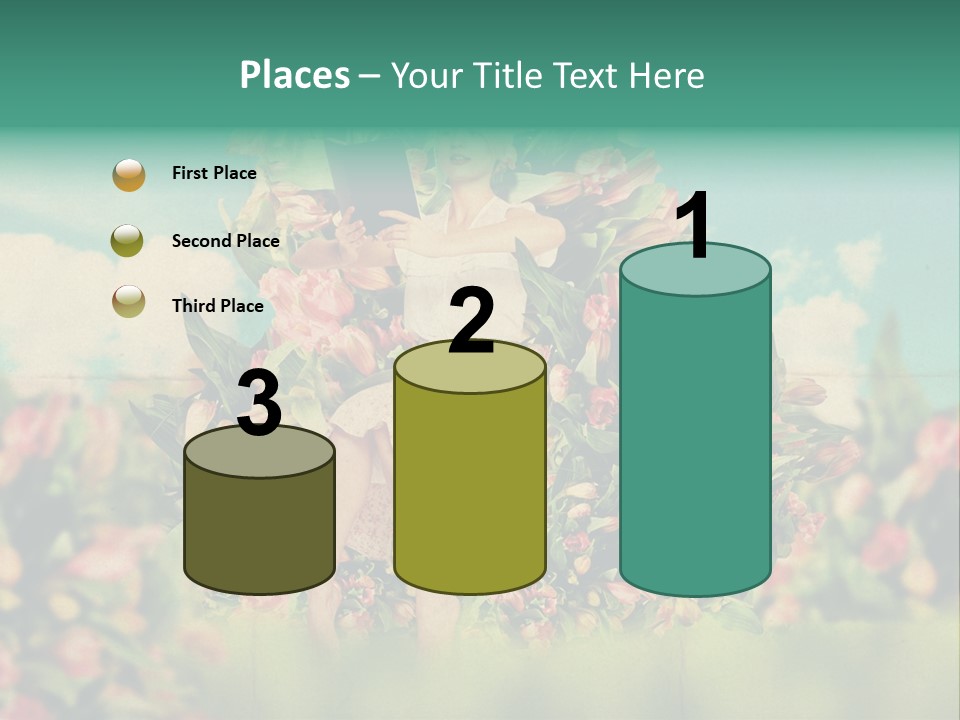 Aged Woman Grunge PowerPoint Template