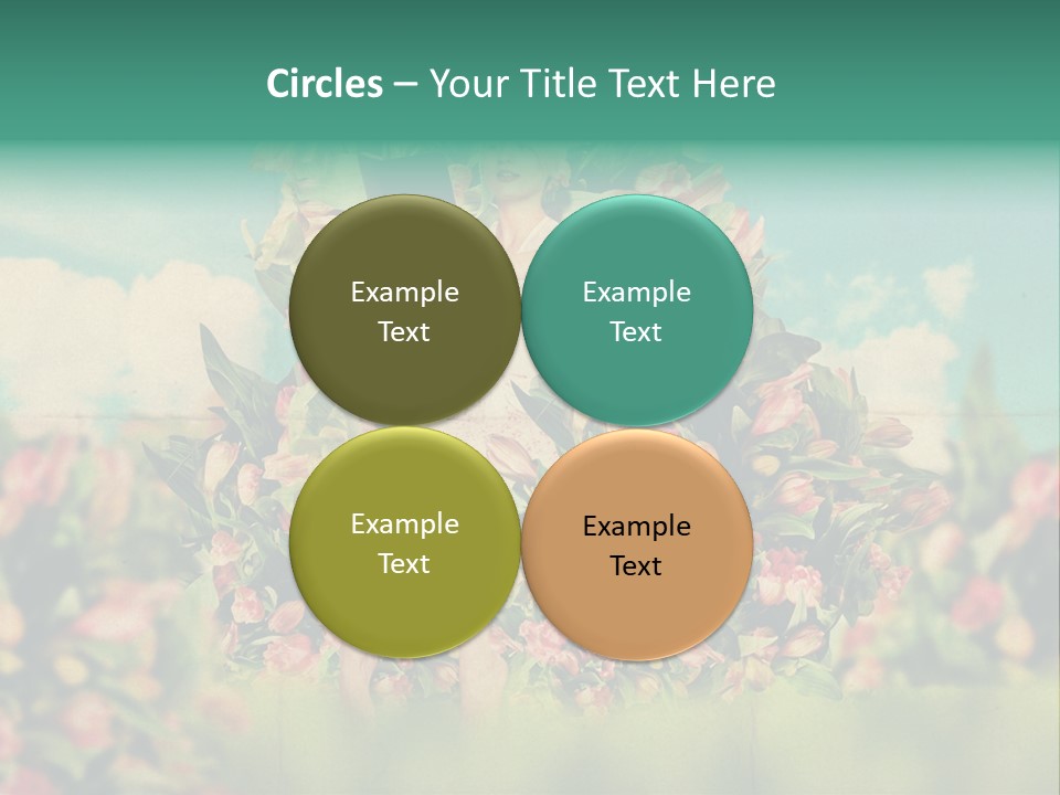 Aged Woman Grunge PowerPoint Template