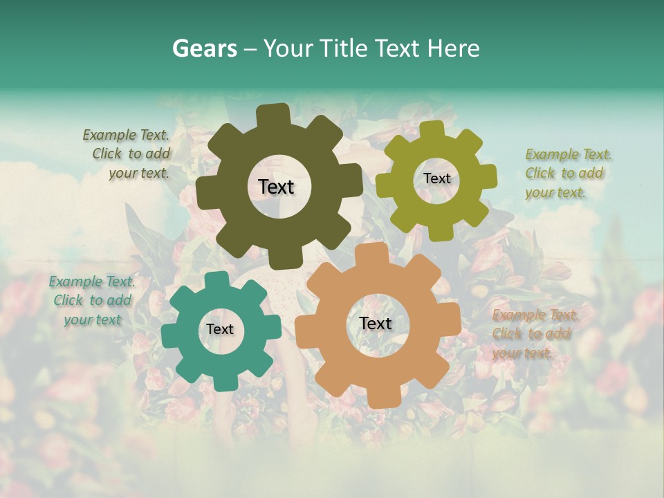 Aged Woman Grunge PowerPoint Template