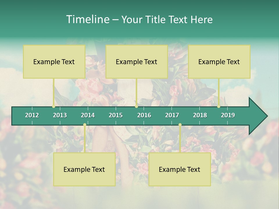 Aged Woman Grunge PowerPoint Template