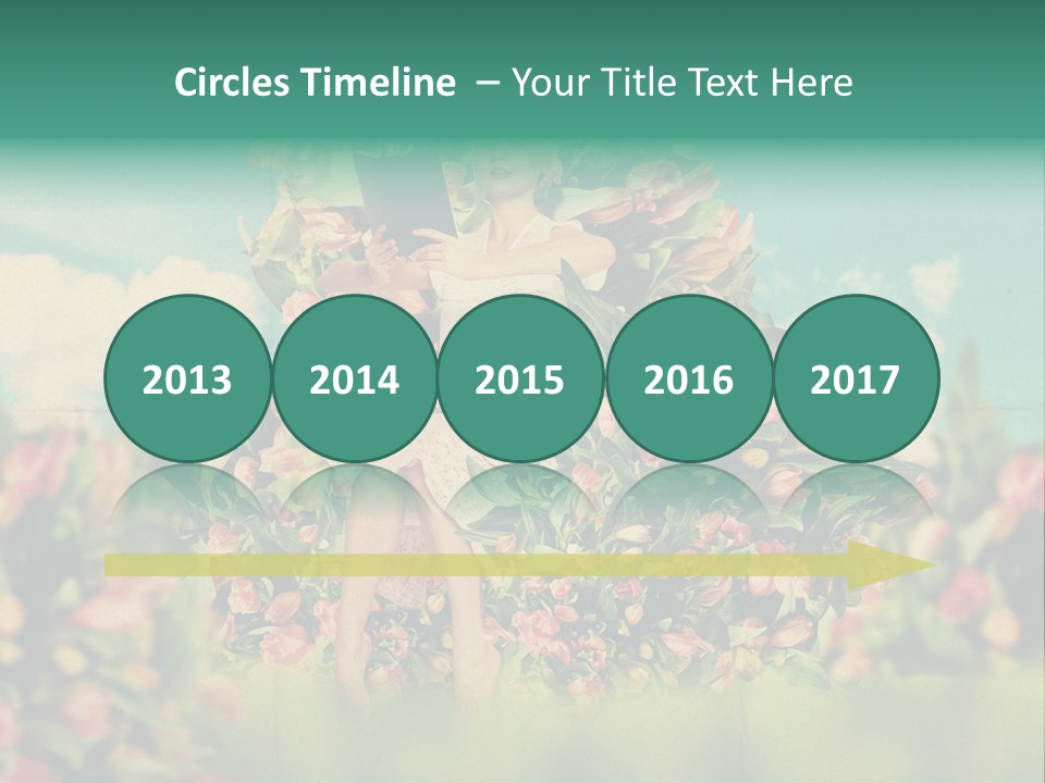 Aged Woman Grunge PowerPoint Template