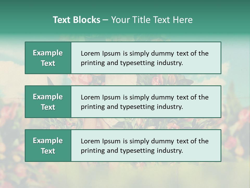 Aged Woman Grunge PowerPoint Template