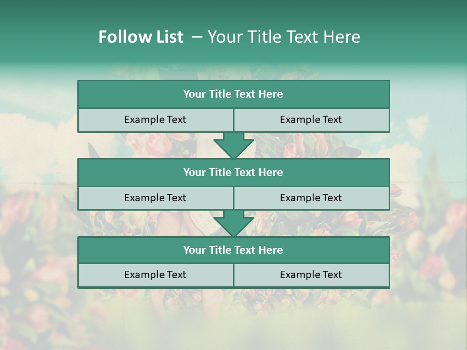 Aged Woman Grunge PowerPoint Template