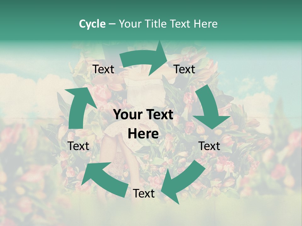 Aged Woman Grunge PowerPoint Template