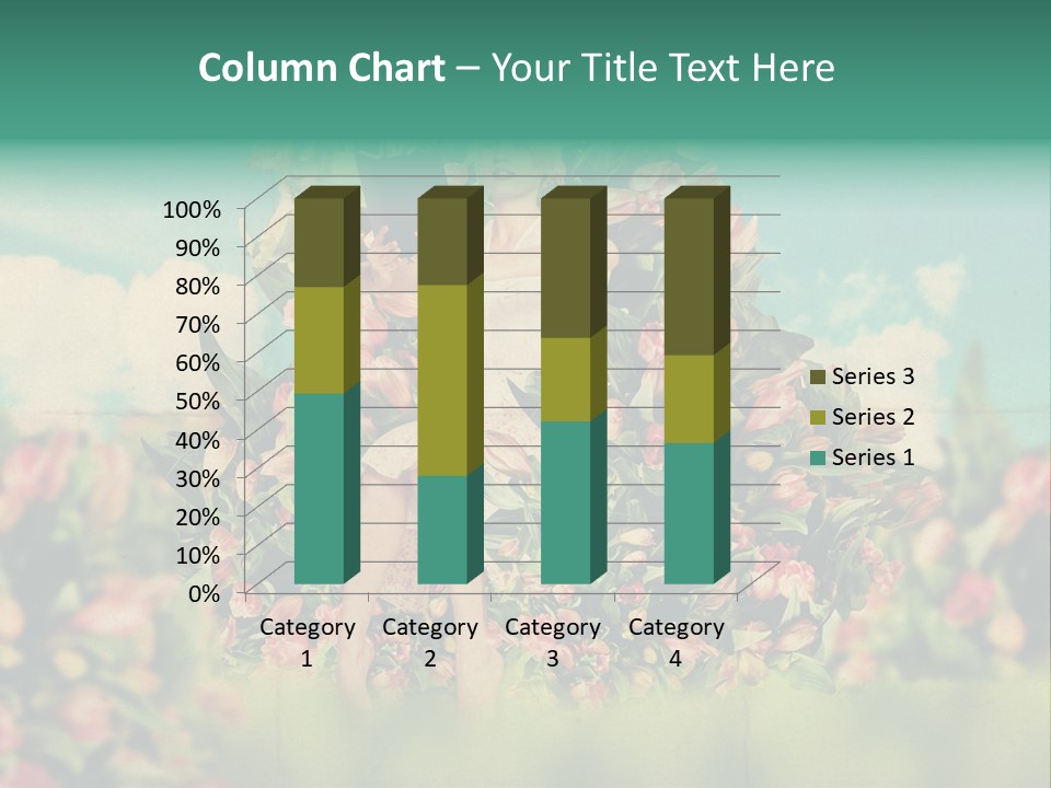 Aged Woman Grunge PowerPoint Template