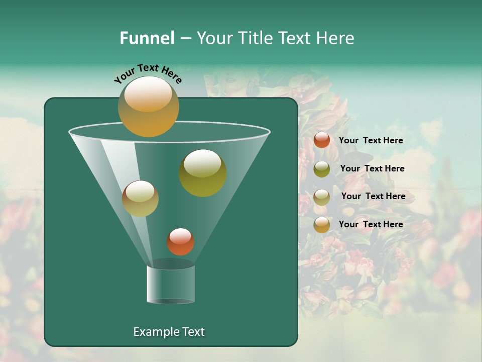 Aged Woman Grunge PowerPoint Template