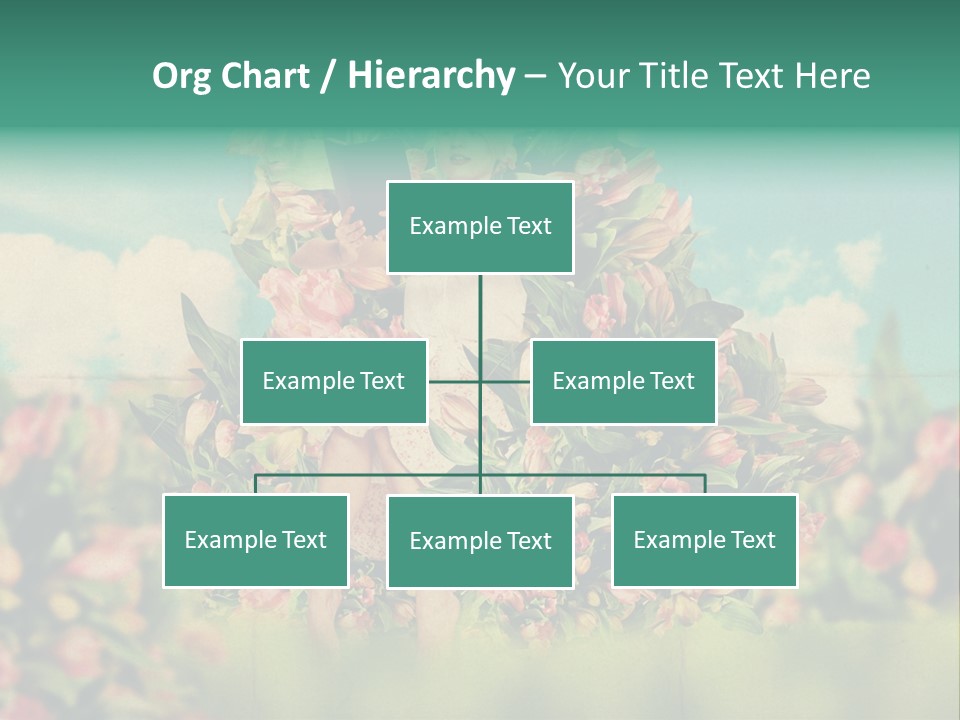 Aged Woman Grunge PowerPoint Template