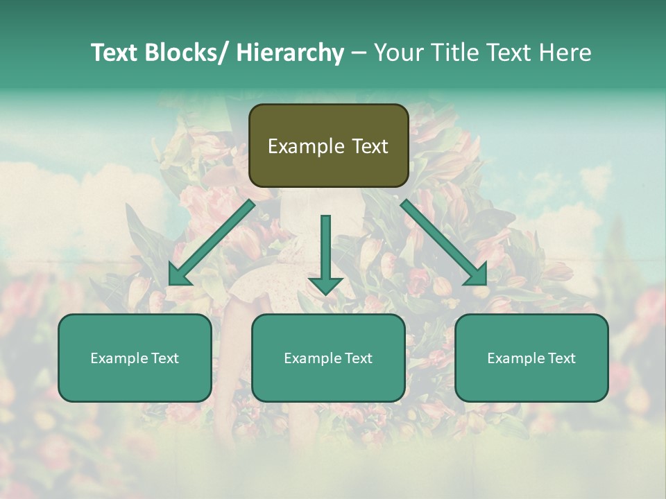 Aged Woman Grunge PowerPoint Template