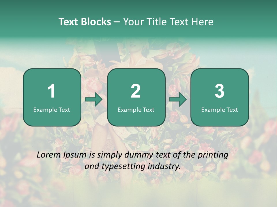 Aged Woman Grunge PowerPoint Template