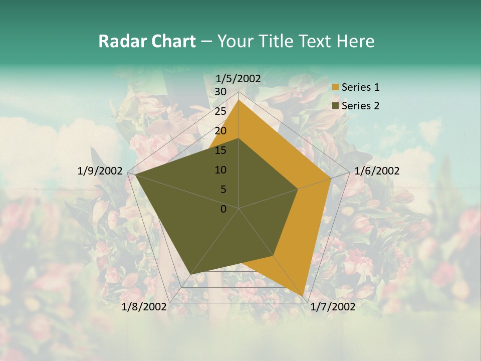 Aged Woman Grunge PowerPoint Template